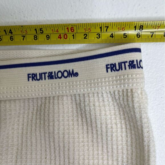 Fruit of the Loom Waffle Thermal Beige Long John Layering Pants Men Size Medium - Picture 7 of 9